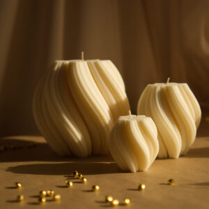 Wave Candle Set |  Świece sojowe