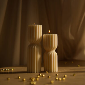 Twisted Candle Set | Świece sojowe | zapakowane na prezent